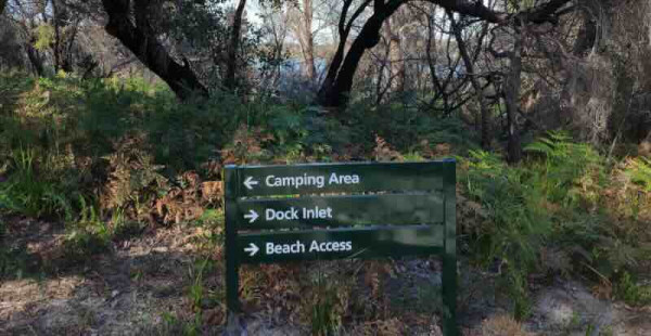 Dock Inlet Camping Area – Remote Freshwater Estuary and Wilderness Coastal Escape