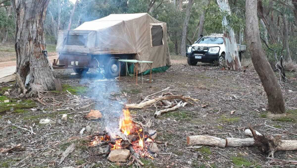 Dollys Creek Campground, Free Goldfields Bush Camping Near Ballarat