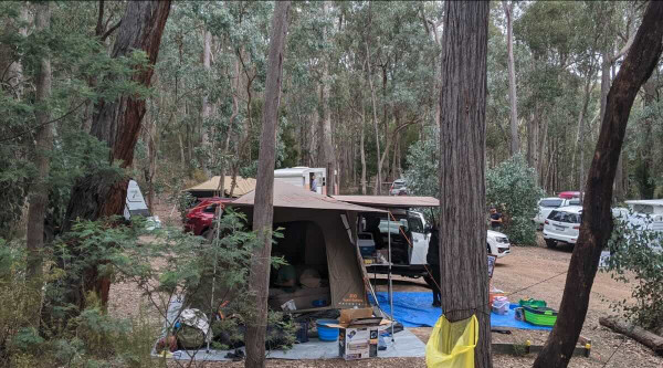 Lakeside Camping Area, Lake Eildon National Park