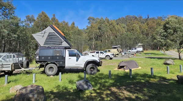 Meringtons Campground Free Camp Guide, Thomson VIC