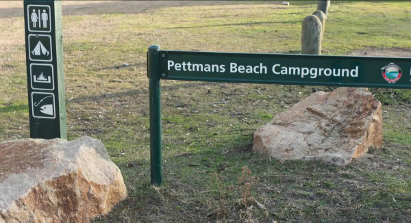 Pettmans Beach Free Camping, Lake Tyers State Park