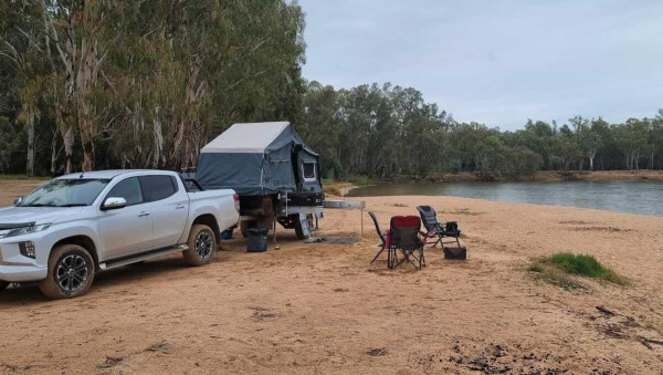 Wide Beach Free Camp, Ulupna VIC – Murray River Bush Camping Guide