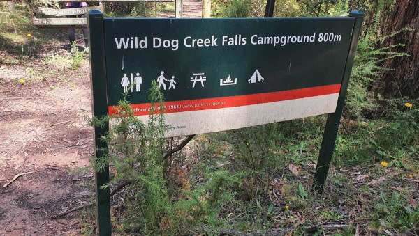 Wild Dog Creek Falls Campground, Mount Samaria State Park Hike-in Camp